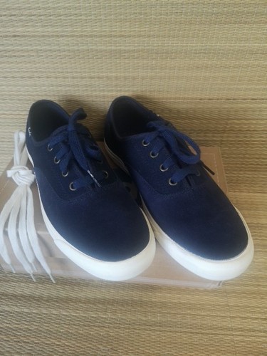 Ladies bnib navy - suede, keds
