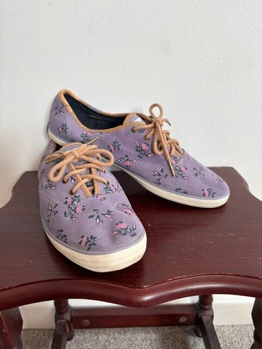 Keds floral purple canvas - keds,