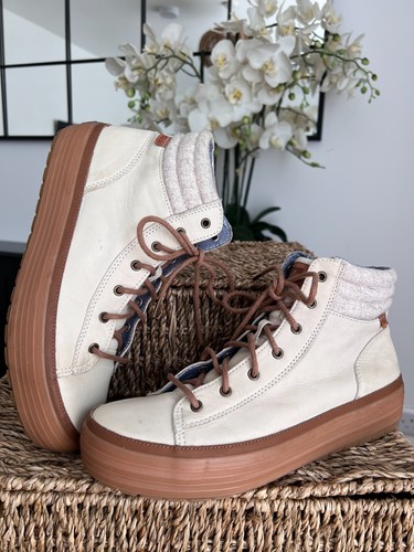 Keds high top leather trainers - high,