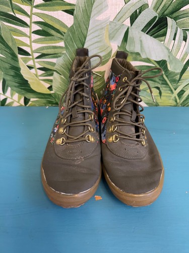 Keds khaki and floral high - , top